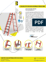 Tijera Plataforma en Fibra de Vidrio Ficha Tecnica