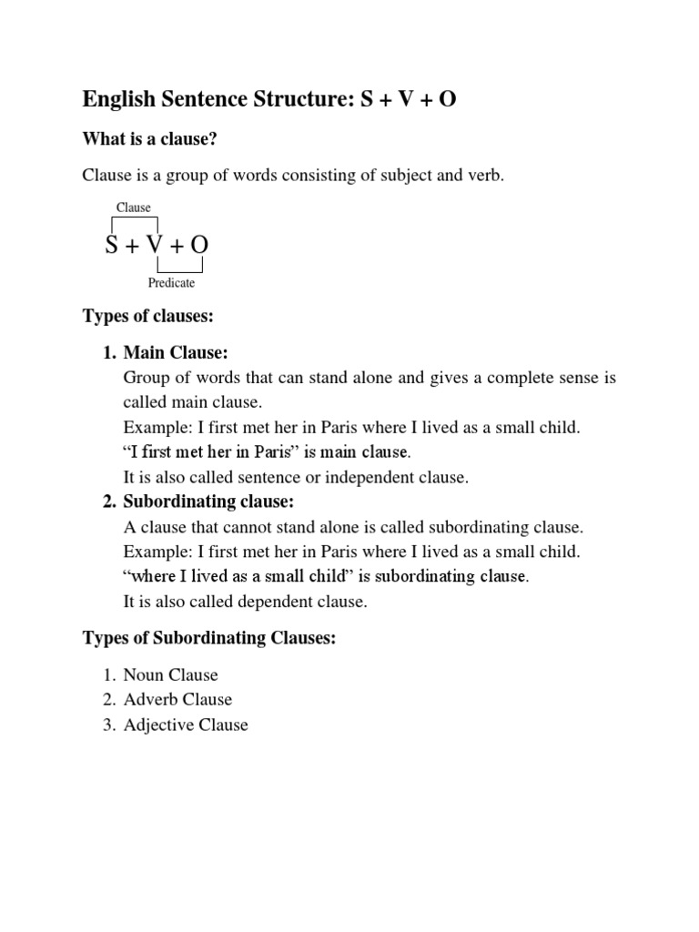 Clauses pdf clause adjective