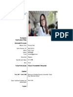 Europass Curriculum Vitae: Informatat Personale