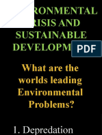 Environmental Crisis and Sustainable Development