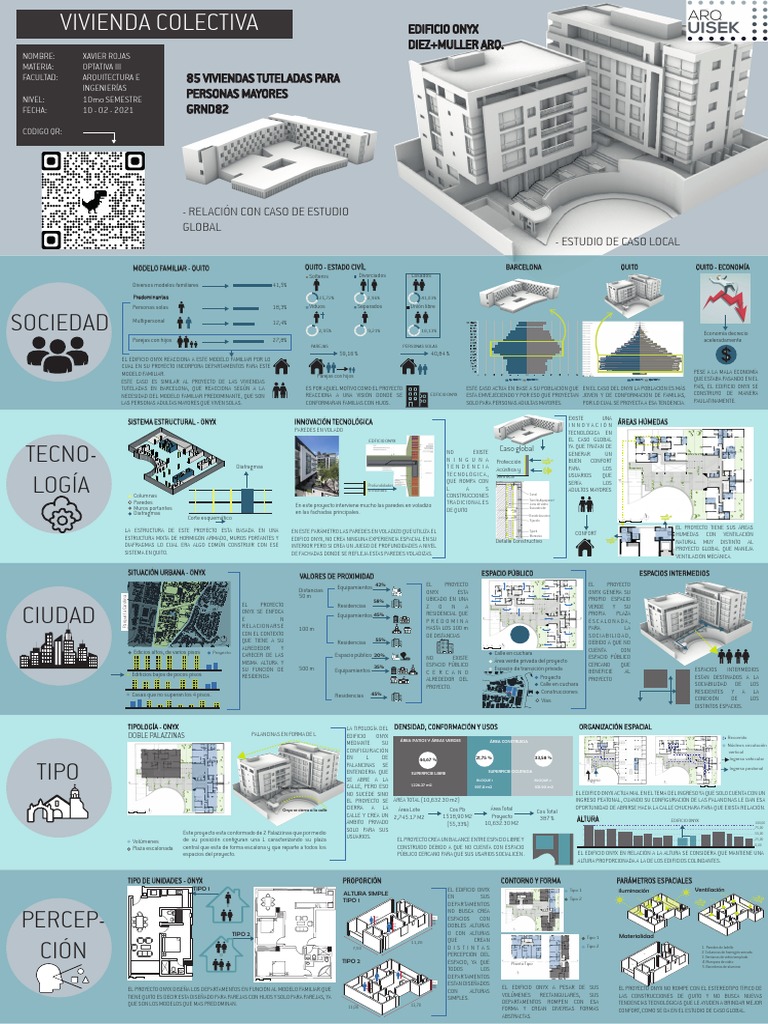 POSTER DE VIVIENDA COLECTIVA | PDF | edificio | Ingeniería de Edificación