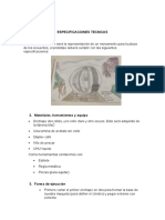 Especificaciones Técnicas 1