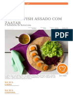 Receita Light de Gefilte Fish Assado com Zaatar