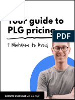 PLG Pricing
