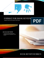 Format For Book Review