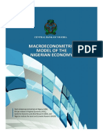 Macroeconometric Model of The Nigerian Economy