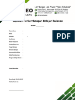 Laporan Perkembangan Belajar Bulanan