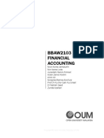 BBAW2103 Financial Accounting