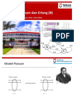 Distribusi Poisson Dan Erlang (B) : S1 Teknik Telekomunikasi Fakultas Teknik Elektro