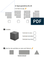 Guía 12: Figuras Geométricas 2D y 3D: Matemática Unidad: Nivelación de Contenidos 3° Año Prof. Natalia Rocha Navarrete