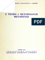 Z Teorii I Metodologii Met Afizy Ki: Stanisław Kamiński I Mieczysław A. Krąpiec