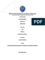 Informe de Educación Física