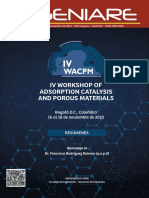 Iv Workshop of Adsorption Catalysis and Porous Materials: Bogotá D.C., Colombia 16 Al 18 de Noviembre de 2022