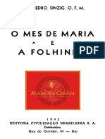 Frei Pedro Sinzig - OFM - O Mês de Maria e A Folhinha