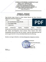 Surat Tugas: Fakultas Ekonomi Dan Bisnis