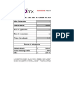 Calculadora de SBC IMSS 2023