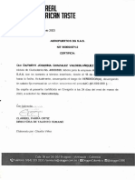 CERTIFICADO LABORAL Dogger - Dayreth Gonzalez. - Archivo