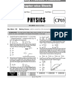 Physics: DPP - Daily Practice Problems