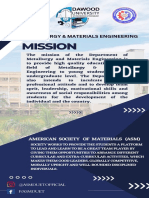 Metallurgy & Materials Engineering: Mission