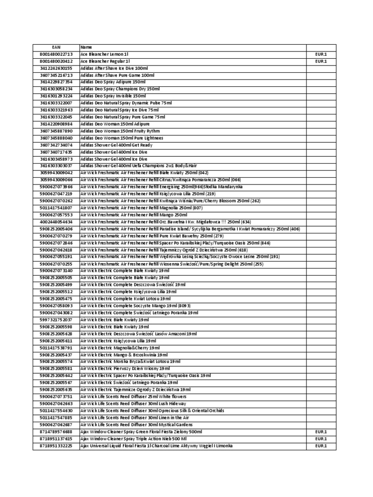 24.04.2023 - FTL Trade - Stock List - EUR | PDF