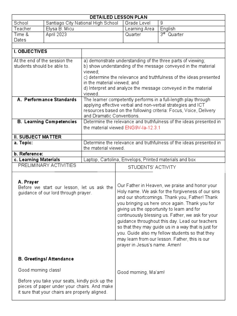 Determining relevance and truthfulness final dlp pdf communication