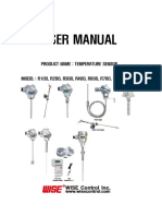 User Manual: Product Name: Temperature Sensor