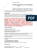 Guideline For Prescribing of Fosfomycin For Uncomplicated UTI