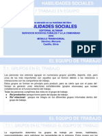 Habilidades sociales y trabajo en equipo