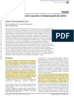 Microfluidic Magnetophoretic Separations of Immunomagnetically Labeled Rare Mammalian Cells