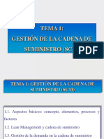 Tema 1: Gestión de La Cadena de Suministro (SCM)