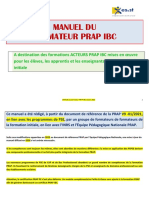 Manuel Formateur PRAP IBC - Septembre 2022
