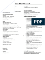 Care of The Older Adults: Skin Structure and Function of Desquamation Hemoglobin