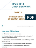 BPMM 3013 Consumer Behavior: Topic 1