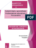 Diagnóstico Psicopedagógico II: Subjetividad y Aprendizaje: Problemáticas Educativas y Psicoanálisis