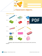 Classroom Objects 3