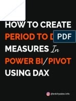 Create Period to Date Measures in Power BI Using DAX