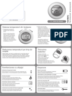 Manual de Utilizare Termostat Wireless Honeywell Round