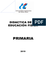 Didáctica Educación Física Primaria 2019