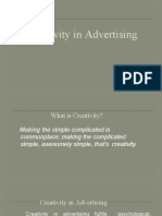 Creativity in Advertising