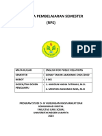 Rencana Pembelajaran Semester (RPS)