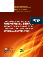 Guía Básica de Medidas de Autoprotección Frente A Riesgos de Incendios en El Comercio Al Por Menor, Dirigida A Empresarios