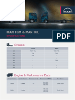 MAN TGM & TGL Truck Specs