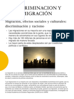 Migración, Efectos Sociales y Culturales: Discriminación y Racismo