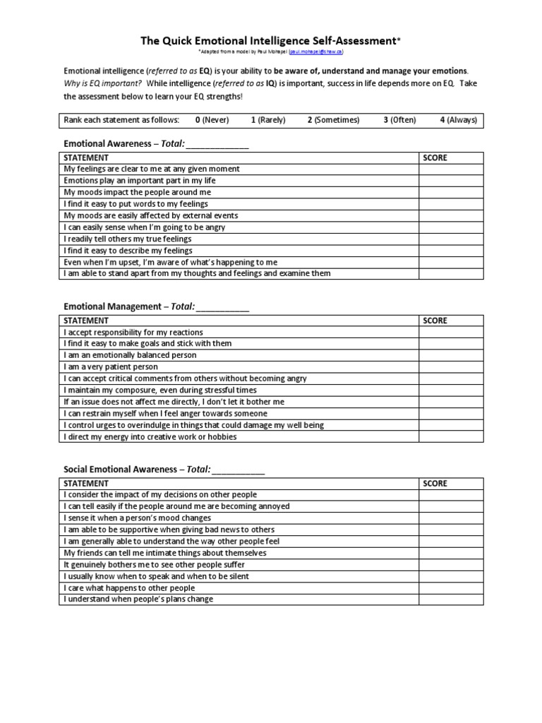 the-quick-emotional-intelligence-self-assessment-pdf-emotional-intelligence-self-awareness