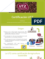 Certificación UTZ (Rain Forest Alliance)