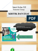 Materi Kelas XII: Semester Genap