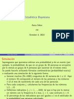 Estadística Bayesiana: Simulación e Inferencia Estadística