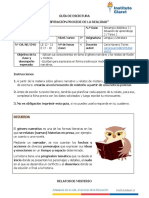 Guía 8vo Escritura de Un Microcuento