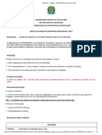 Edital de seleção de monitores para disciplina de Geometria Analítica