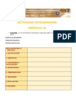 Actividad Integradora Modulo XI 1